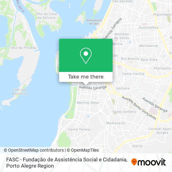 FASC - Fundação de Assistência Social e Cidadania map