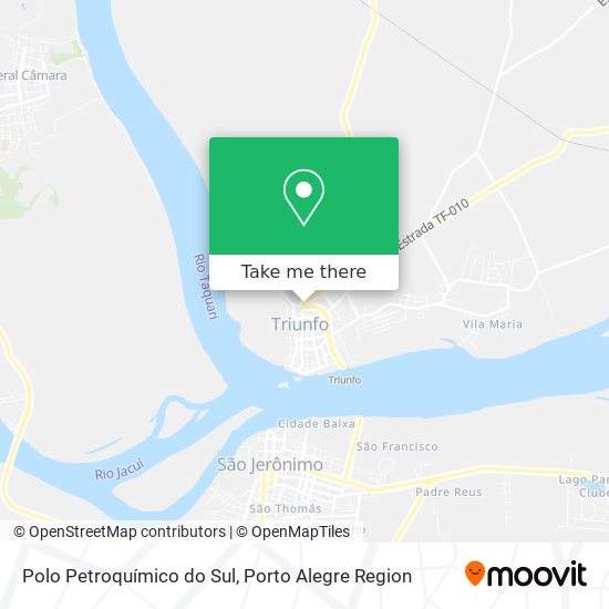 Polo Petroquímico do Sul map