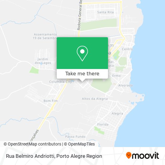 Rua Belmiro Andriotti map
