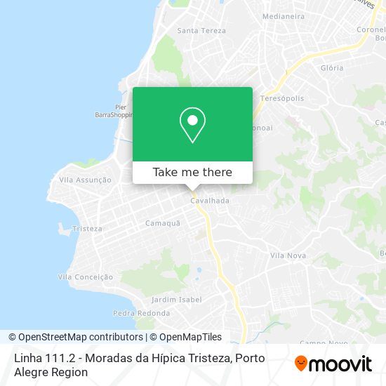 Mapa Linha 111.2 - Moradas da Hípica Tristeza