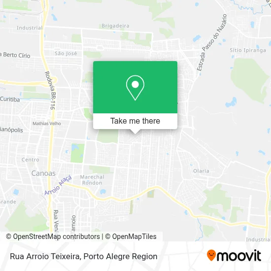 Rua Arroio Teixeira map