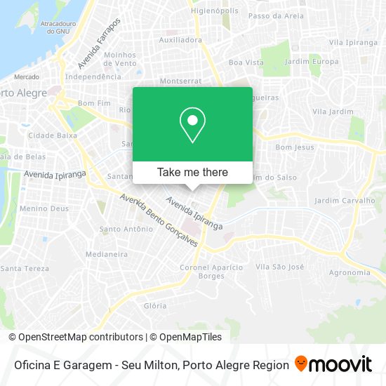 Oficina E Garagem - Seu Milton map