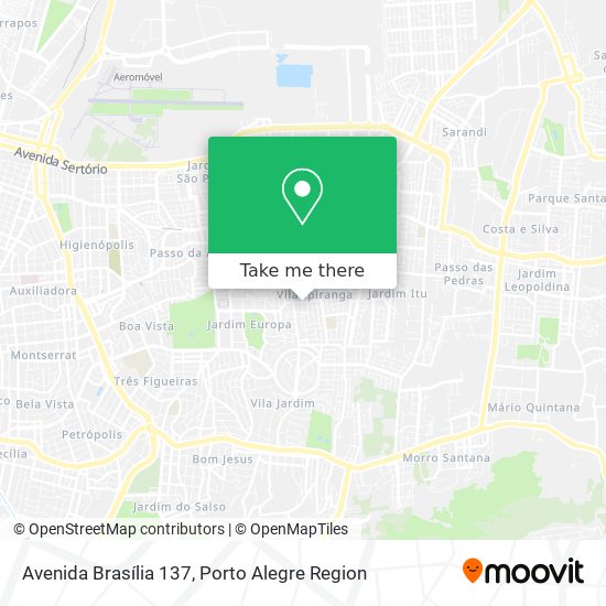 Mapa Avenida Brasília 137