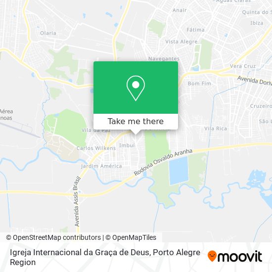 Igreja Internacional da Graça de Deus map