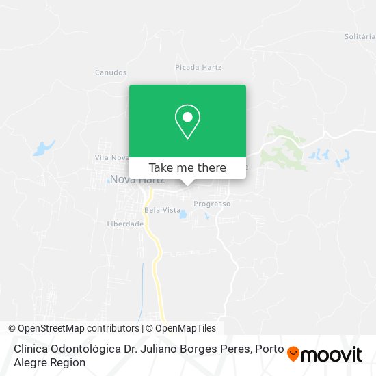 Clínica Odontológica Dr. Juliano Borges Peres map