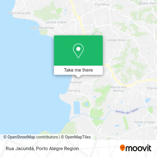Rua Jacundá map