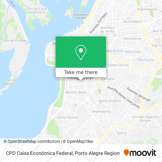 CPD Caixa Econômica Federal map