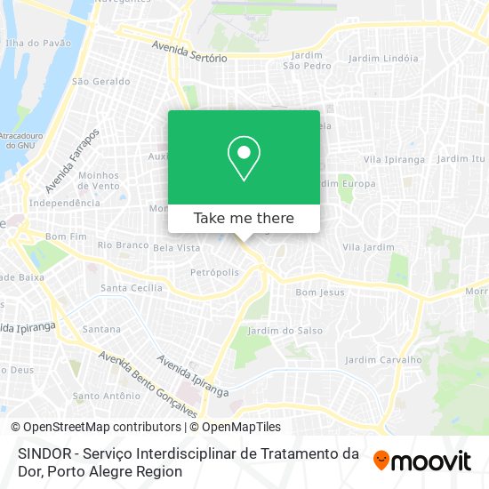 SINDOR - Serviço Interdisciplinar de Tratamento da Dor map