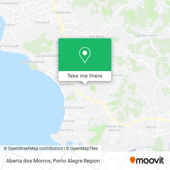 Aberta dos Morros map