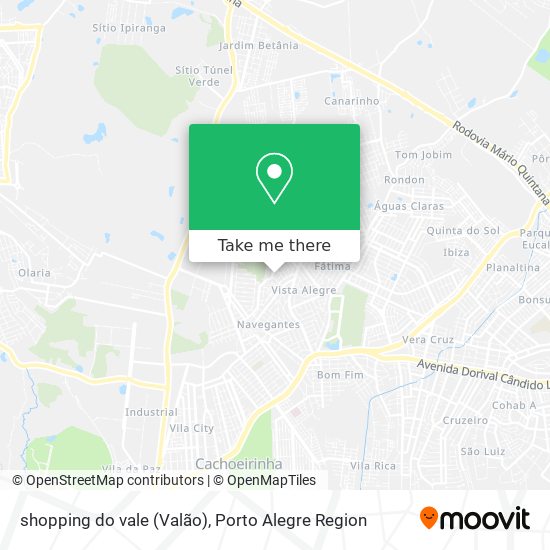 shopping do vale (Valão) map