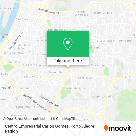 Centro Empresarial Carlos Gomes map