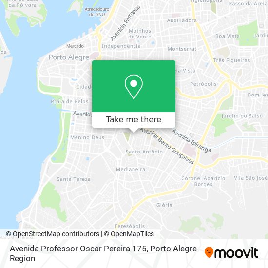 Avenida Professor Oscar Pereira 175 map