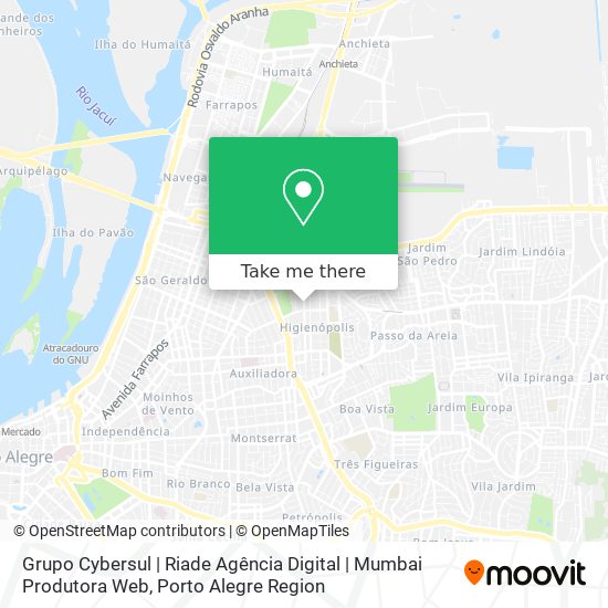 Grupo Cybersul | Riade Agência Digital | Mumbai Produtora Web map