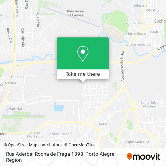 Rua Aderbal Rocha de Fraga 1398 map