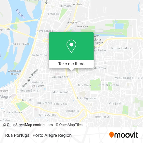 Rua Portugal map