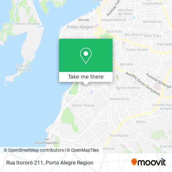 Rua Itororó 211 map
