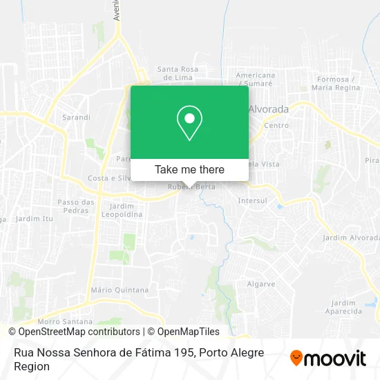 Rua Nossa Senhora de Fátima 195 map