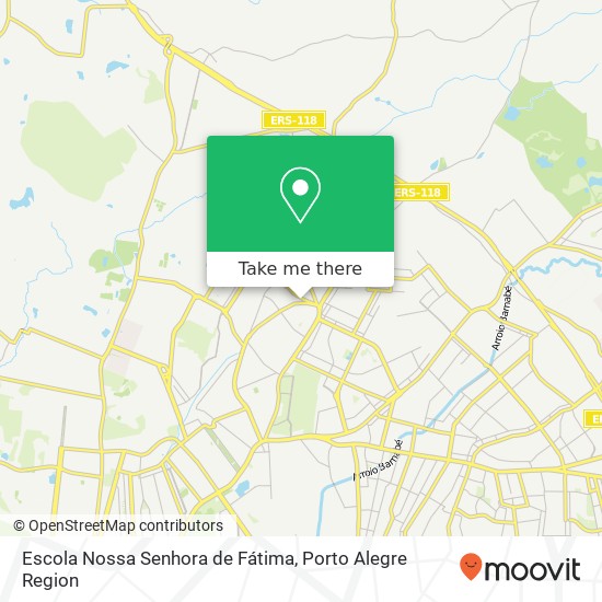 Mapa Escola Nossa Senhora de Fátima