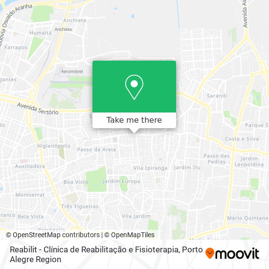 Reabilit - Clínica de Reabilitação e Fisioterapia map