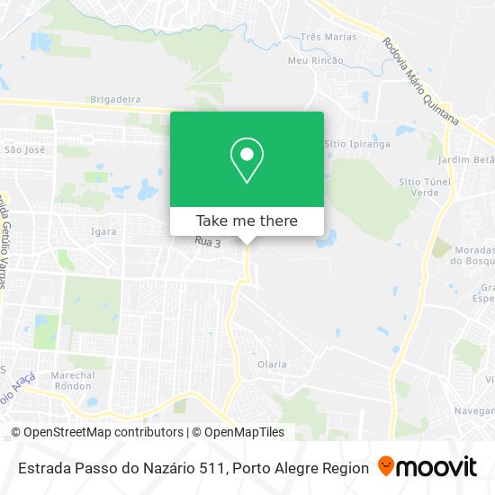Estrada Passo do Nazário 511 map