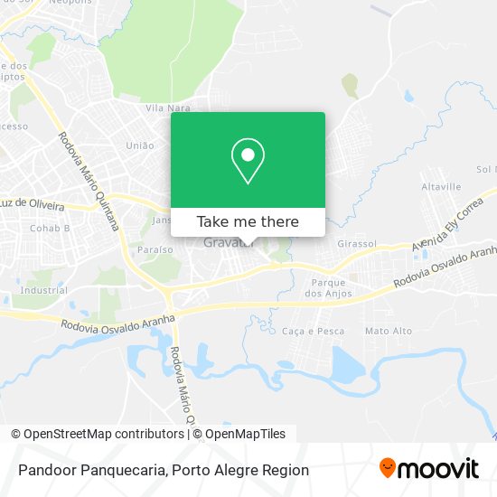 Pandoor Panquecaria map