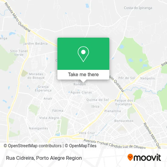 Rua Cidreira map