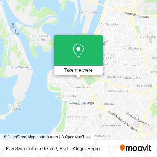 Rua Sarmento Leite 763 map