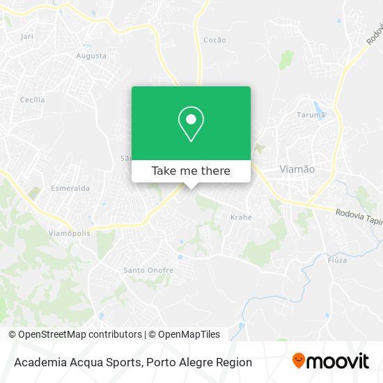 Academia Acqua Sports map