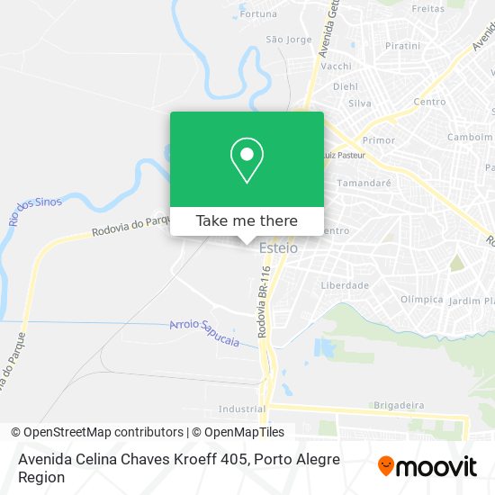Mapa Avenida Celina Chaves Kroeff 405