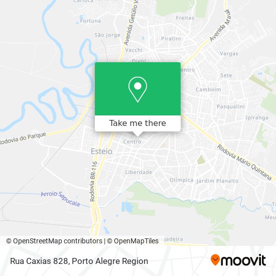 Mapa Rua Caxias 828