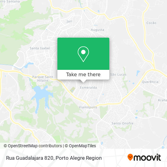 Mapa Rua Guadalajara 820