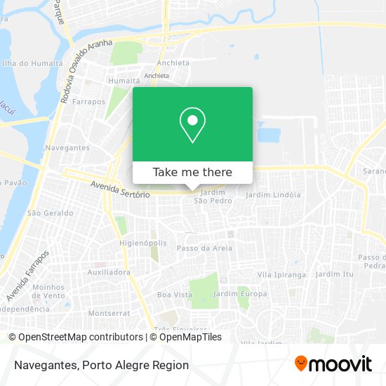 Navegantes map