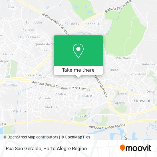 Mapa Rua Sao Geraldo
