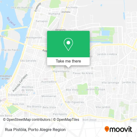 Rua Pistóia map