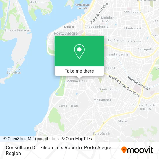 Consultório Dr. Gilson Luis Roberto map