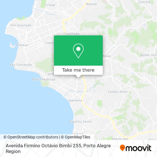 Avenida Firmino Octávio Bimbi 255 map