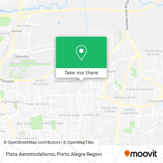 Pista Aeromodelismo map