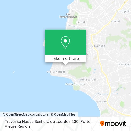 Mapa Travessa Nossa Senhora de Lourdes 230