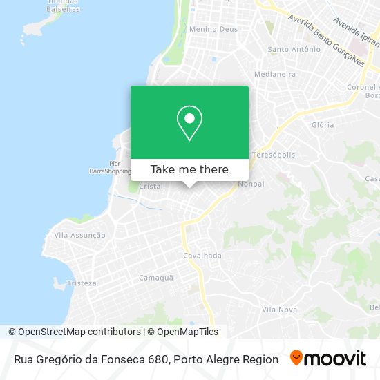 Mapa Rua Gregório da Fonseca 680