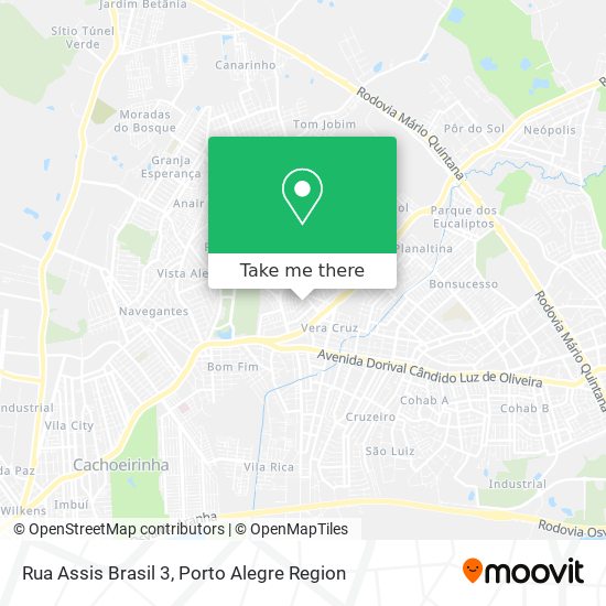 Rua Assis Brasil 3 map