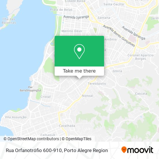 Mapa Rua Orfanotrófio 600-910