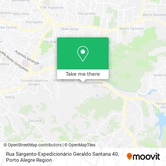 Mapa Rua Sargento-Expedicionário Geraldo Santana 40