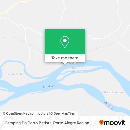 Camping Do Porto Batista map
