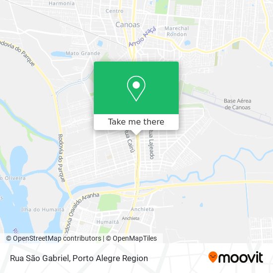 Rua São Gabriel map