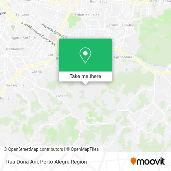 Rua Dona Ani map