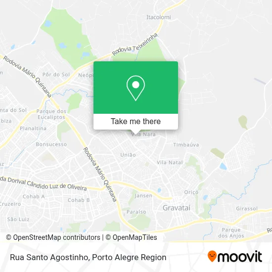 Rua Santo Agostinho map