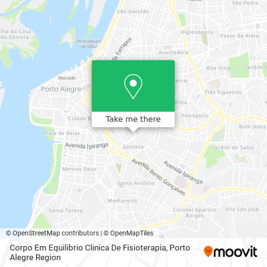 Corpo Em Equilibrio Clinica De Fisioterapia map