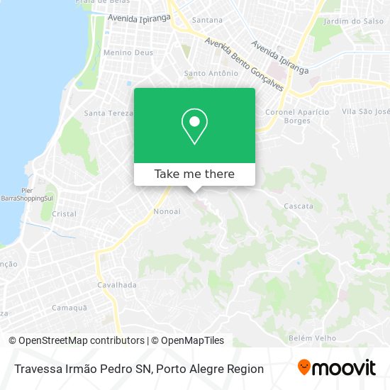 Mapa Travessa Irmão Pedro SN