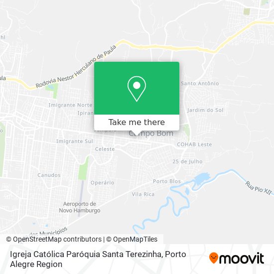 Igreja Católica Paróquia Santa Terezinha map