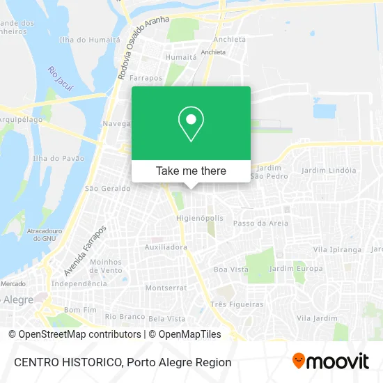 CENTRO HISTORICO map